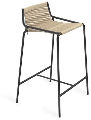 Thorup Copenhagen Noel Sgabello Nero/Lino H67 cm