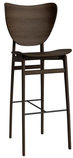NORR11 Elephant Sgabello H75 cm Rovere Affumicato Scuro
