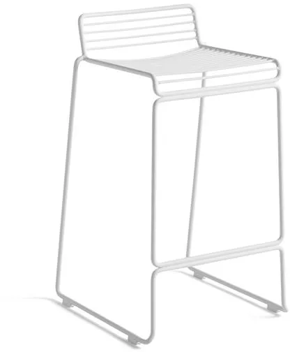 HAY Hee Sgabello da Bar H65 Bianco