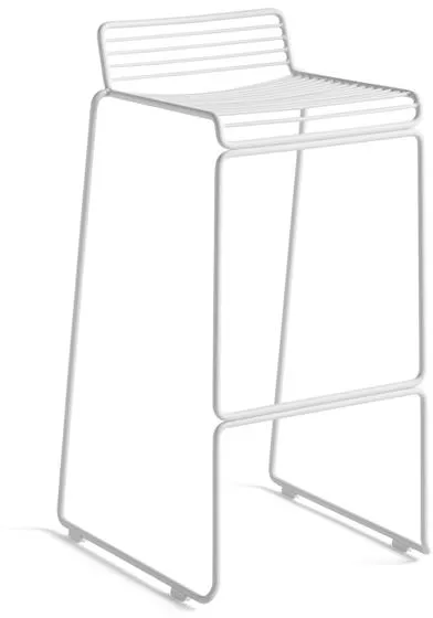 HAY Hee Sgabello da Bar H75 Bianco