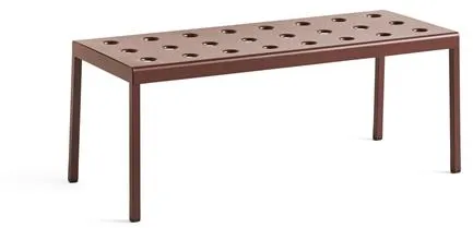 HAY Balcony Tavolino Basso L96,5 x H39 Iron Red