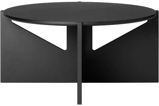 Kristina Dam Studio Simple XL tavolino laterale in rovere tinto scuro